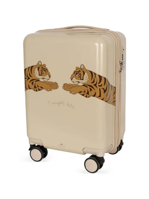Konges Sløjd maleta con estampado de tigre
