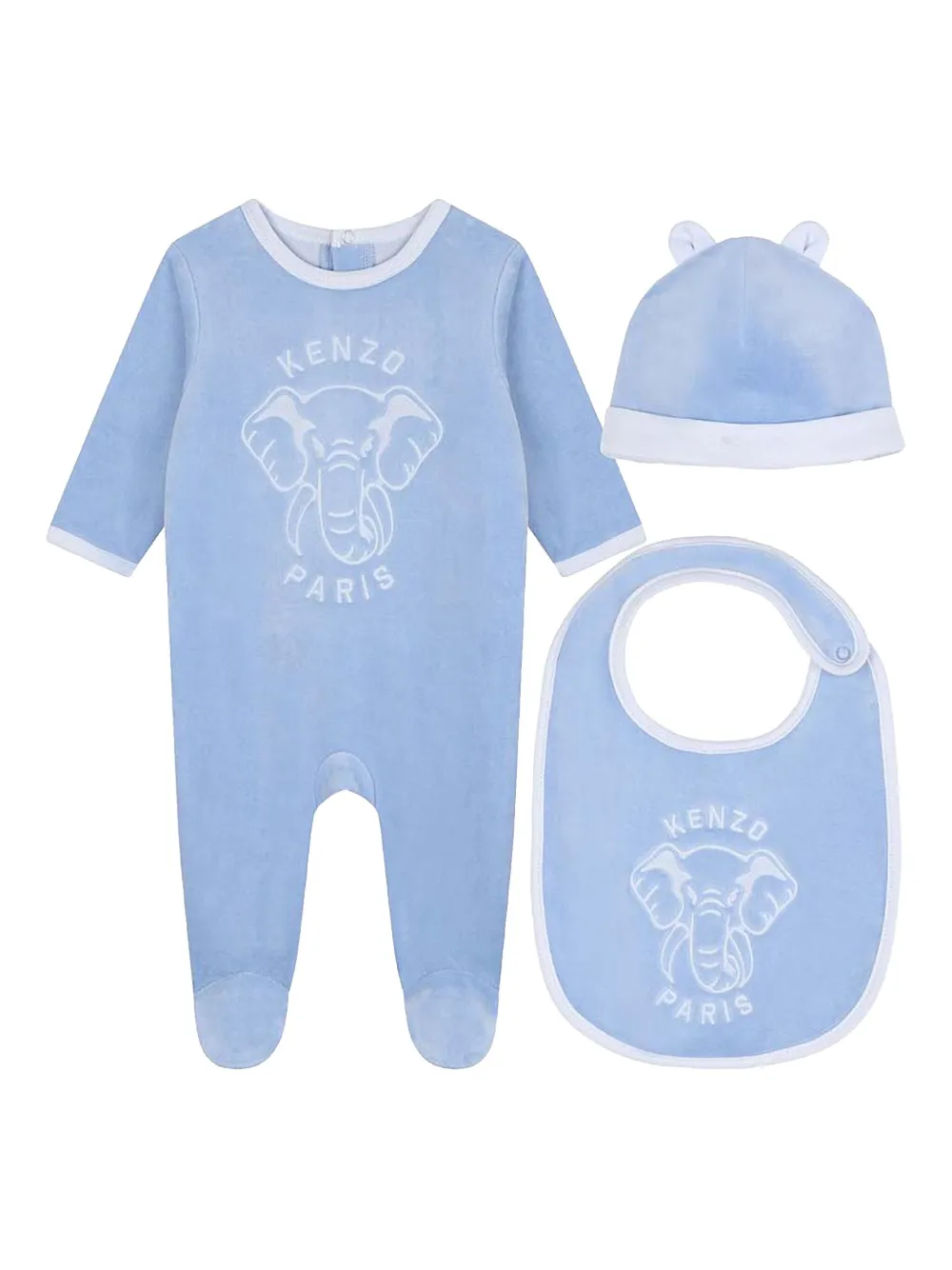 Kenzo Kids Pyjama van biologisch katoen Blauw