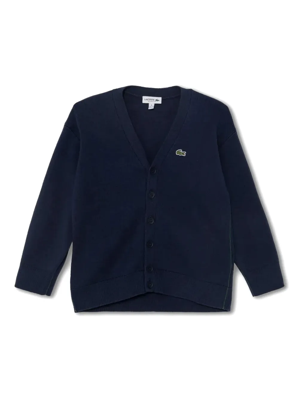 Lacoste Kids Vest met V-hals Blauw