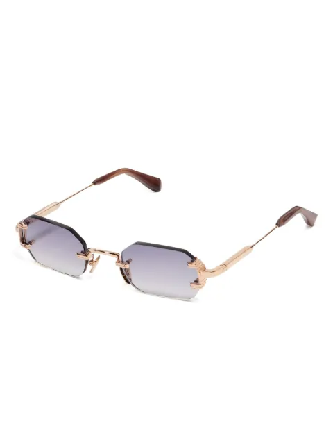 John Dalia lentes de sol geométricos Amaru sin armazón