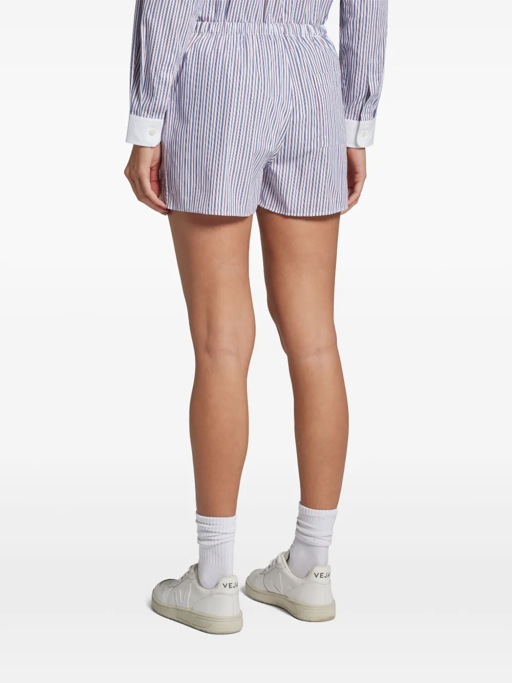 Sporty & Rich Katoenen shorts Blauw