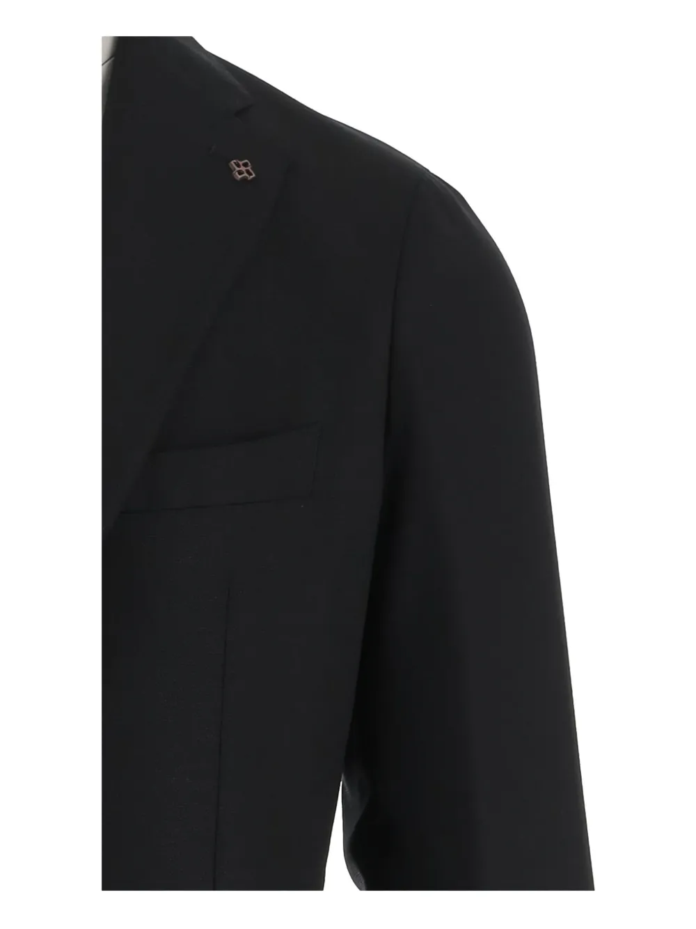 Tagliatore Blazer met enkele rij knopen Zwart