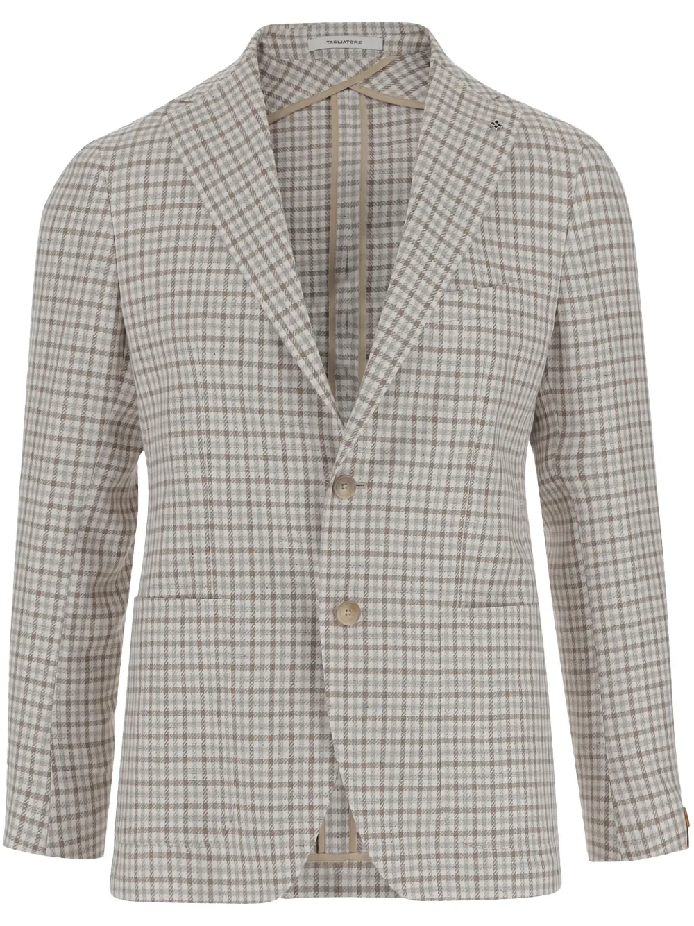 Tagliatore checked blazer | Neutrals | Image 1