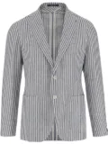 Tagliatore striped blazer - Blue