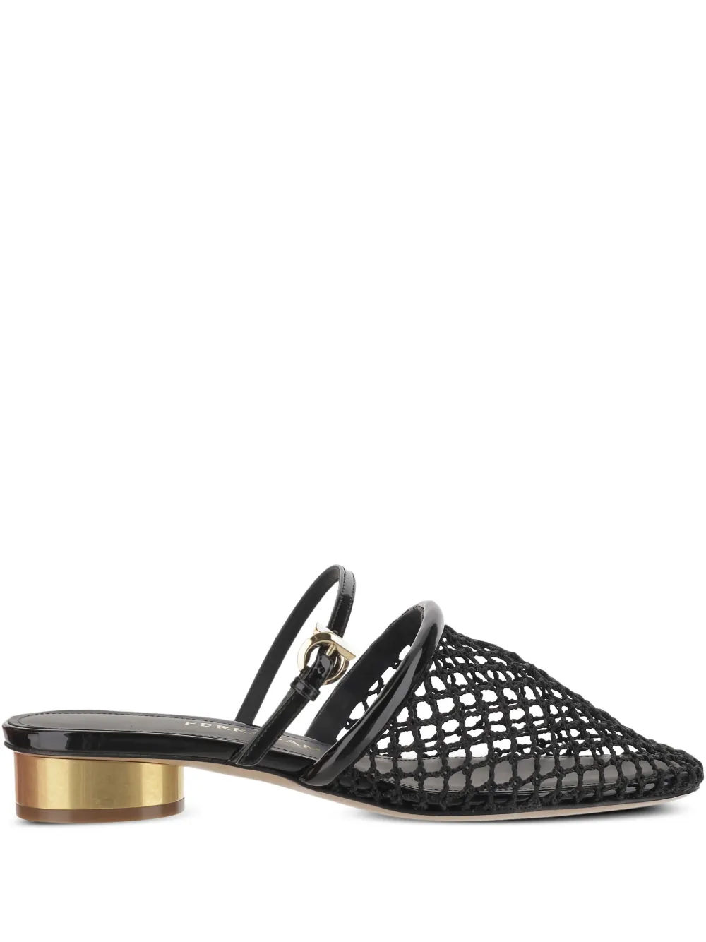 Ferragamo 20mm Kimby mules Black