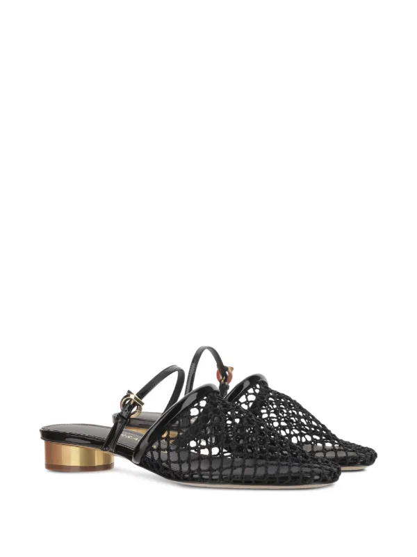 【関税込み】FERRAGAMO Giulye' mules Leather mules & clogs Salvatore Ferragamo Black size 9 US in