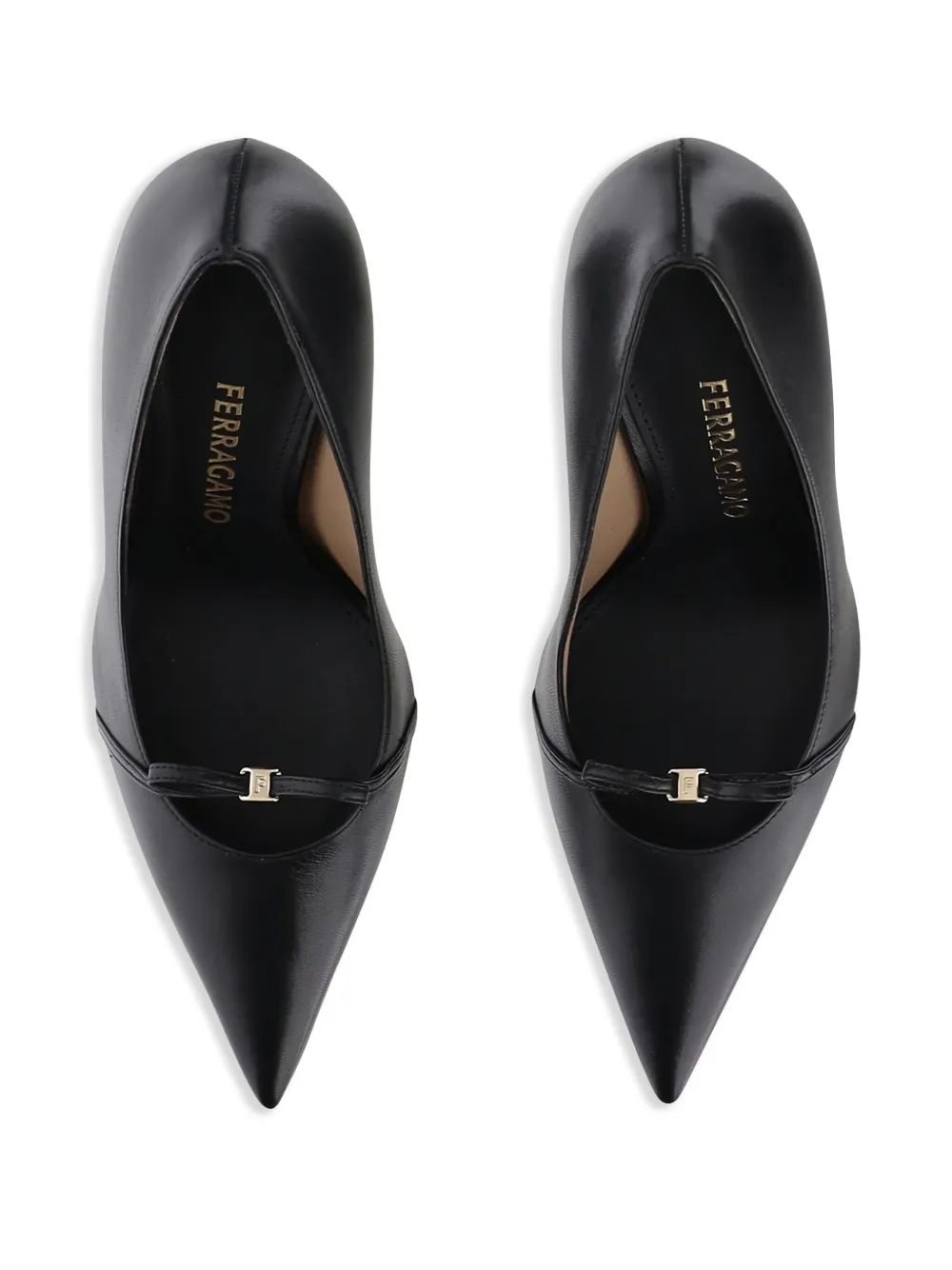 Ferragamo 95 mm Goya pumps Zwart