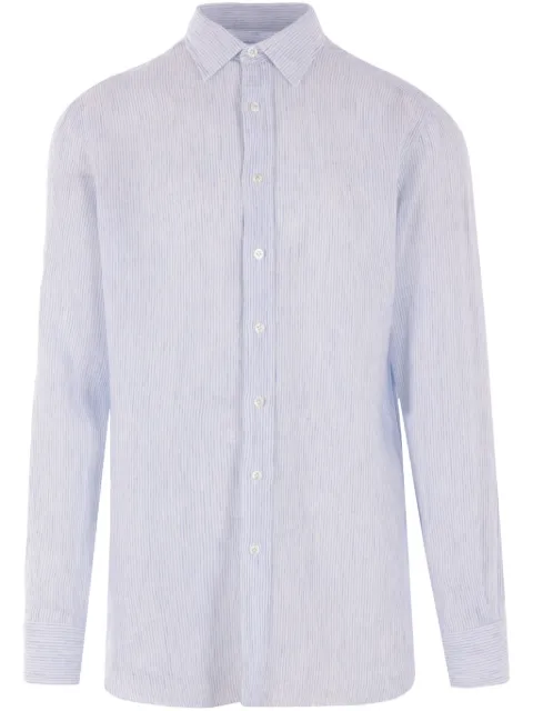 Lardini camisa con rayas estampadas
