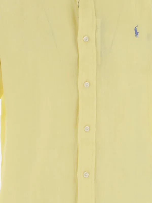 Polo Ralph Lauren Camisa De Lino | Amarillo | FARFETCH CL