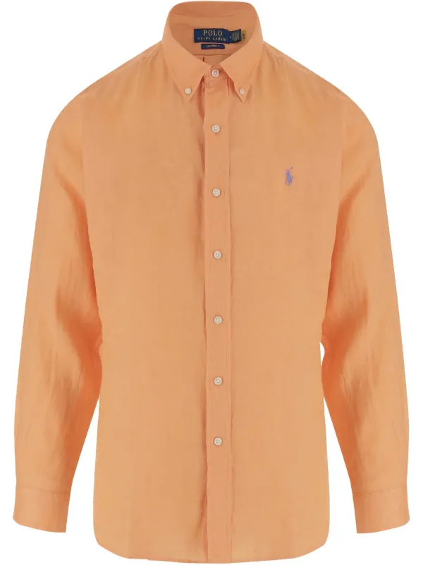 orange ralph lauren dress shirt Men's Orange Casual Shirts | Up to 30% Off