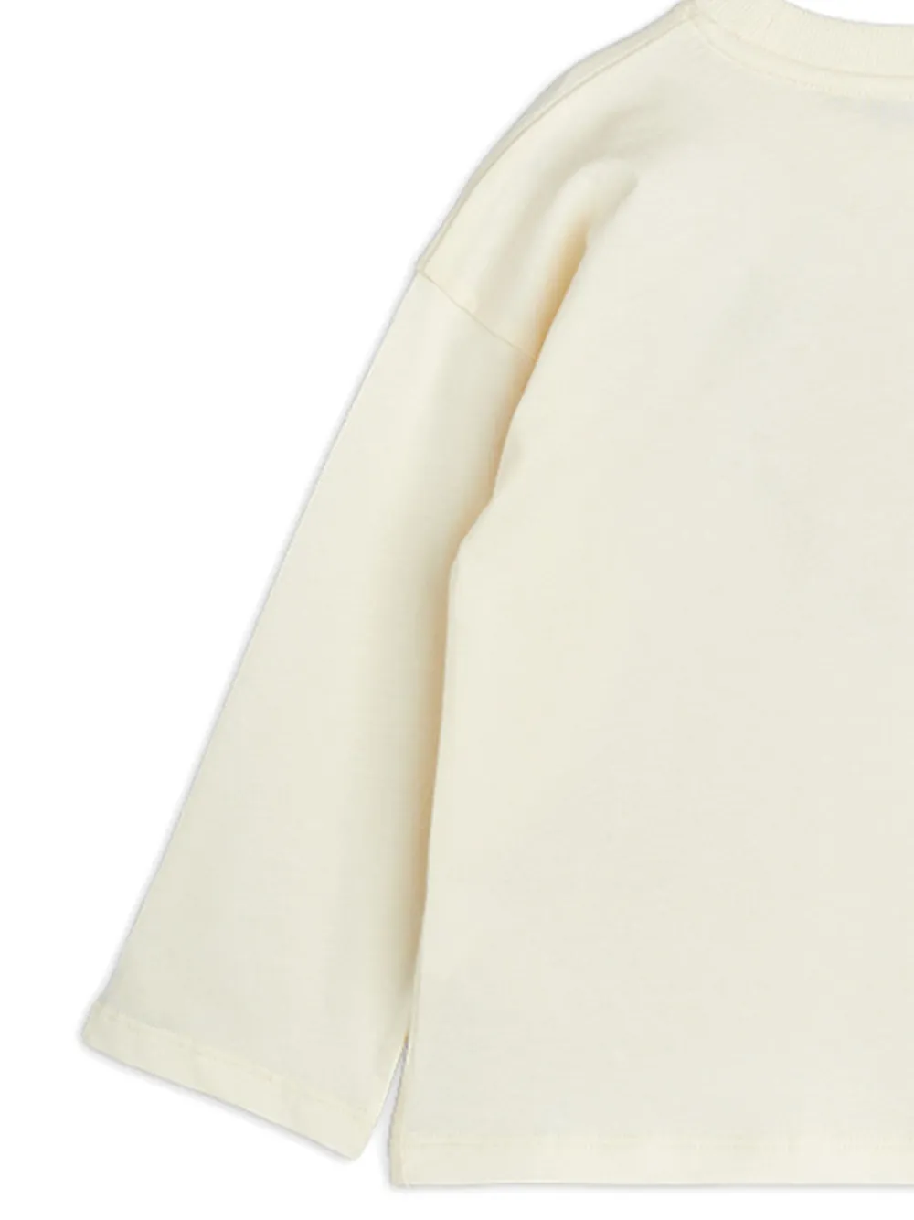 Mini Rodini Sweater met hartprint Beige