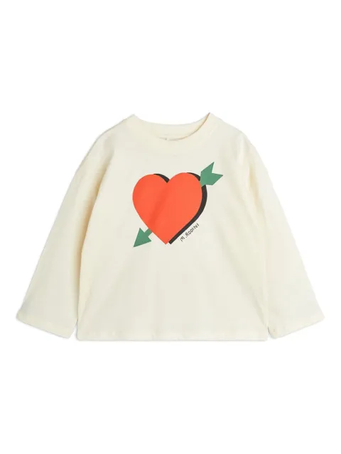 Mini Rodini heart-print sweatshirt
