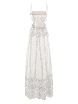 オールインワン・サロペット Raquel Diniz Valerie Long Dress With Floral Print 29031912_58359042_600.jpg