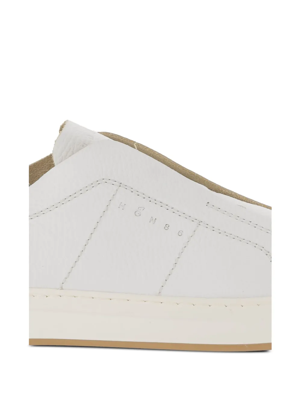 Hogan White Slip On Sneakers In White