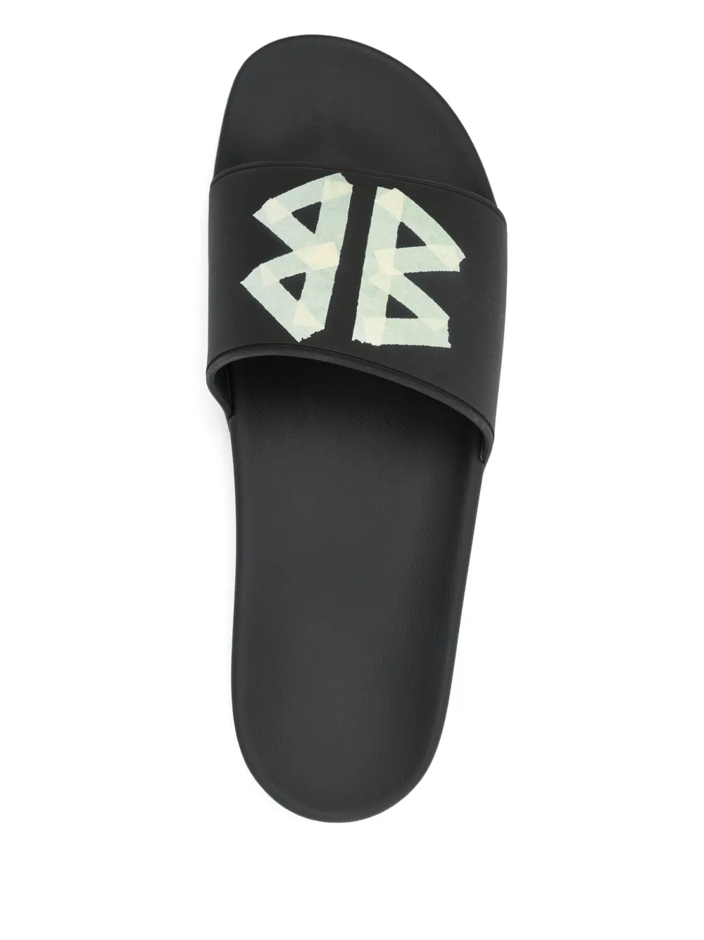 Balenciaga pool slides Black