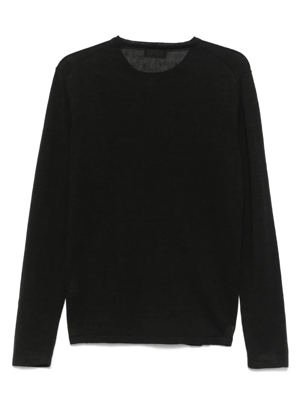 Roberto Collina linen sweater - Zwart