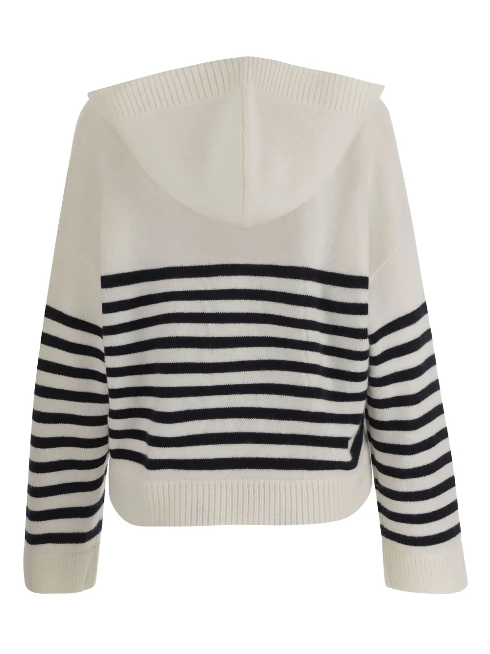 Allude striped hoodie - Beige