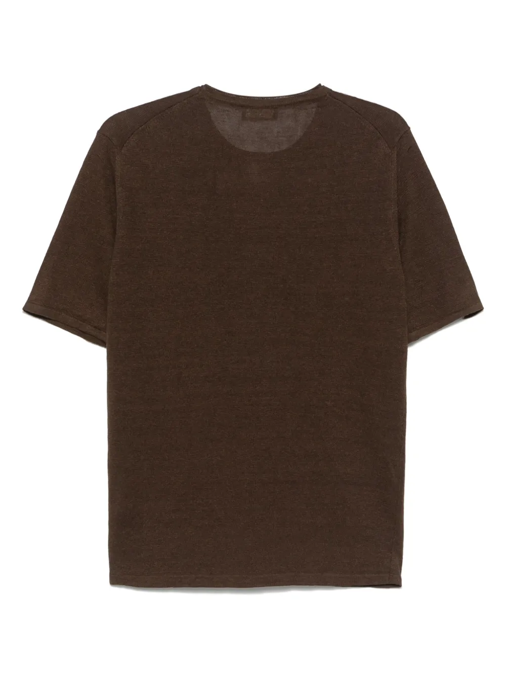 Roberto Collina linen T-shirt - Bruin