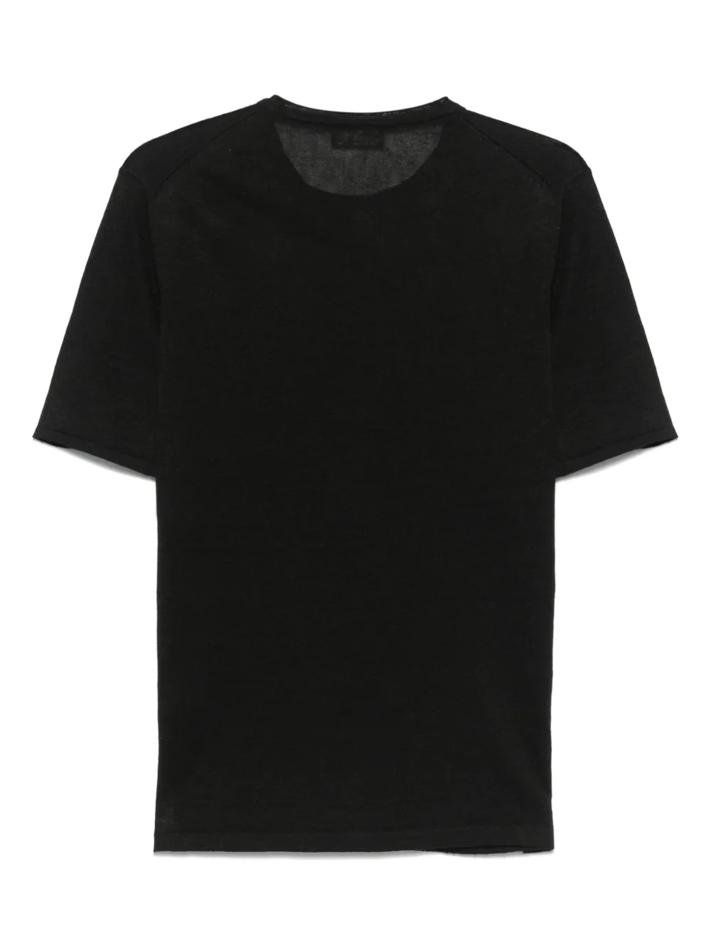 Roberto Collina linen T-shirt - Zwart