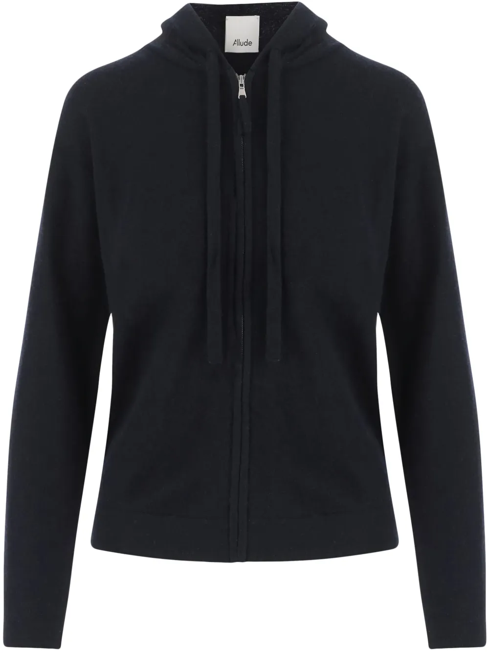 Allude Gebreide hoodie Blauw