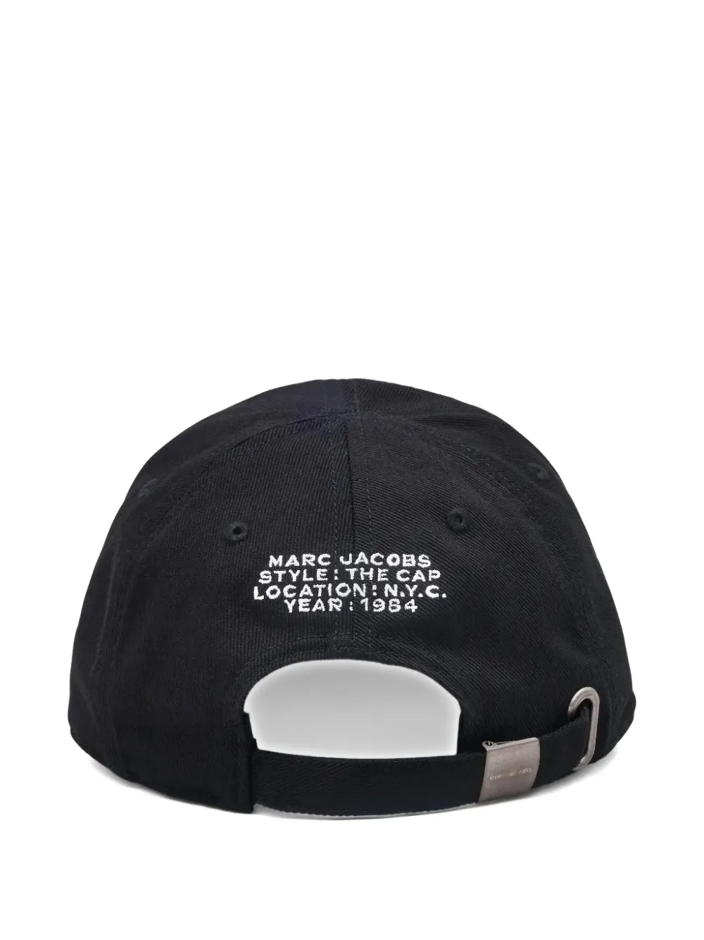 Marc Jacobs Women Logo Cotton Baseball Cap In Black