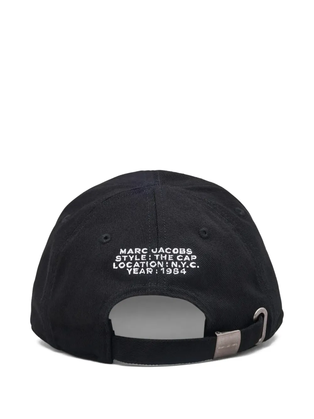 Marc Jacobs The Cap honkbalpet - Zwart