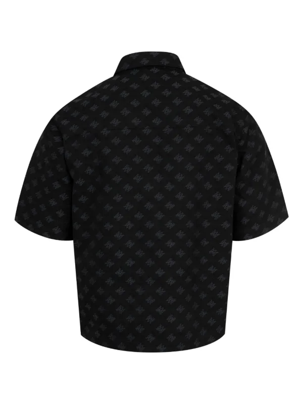 AMIRI Ma Quad Jacquard Shirt | Black | FARFETCH