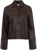 LOEWE Turn-Up jacket - Brown