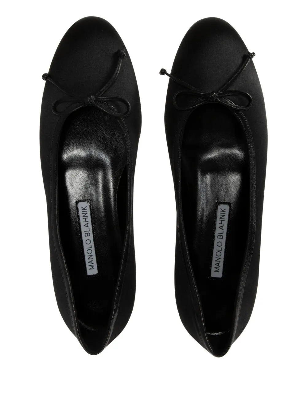 Manolo Blahnik Verallim Ballet Flats In Black