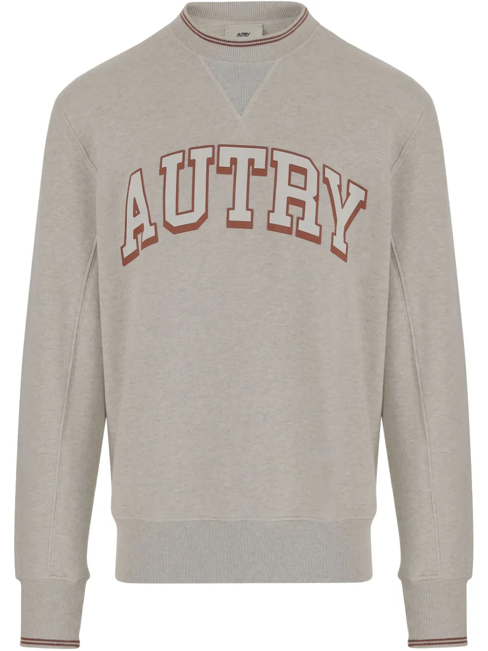 Autry sweat en coton à logo imprimé - Gris