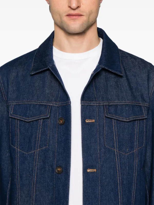 Kiton Denim Jacket | Blue | FARFETCH