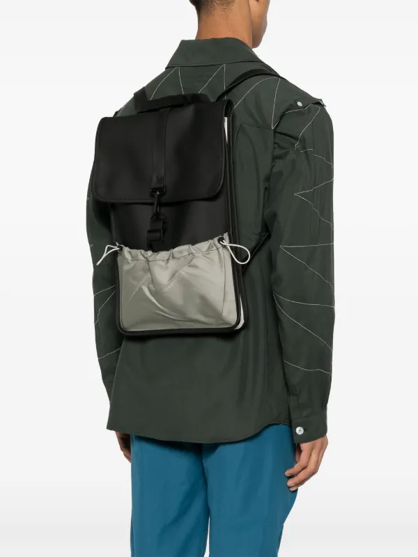 mens backpack rains Rains Unisex Mix Backpack Mini Black