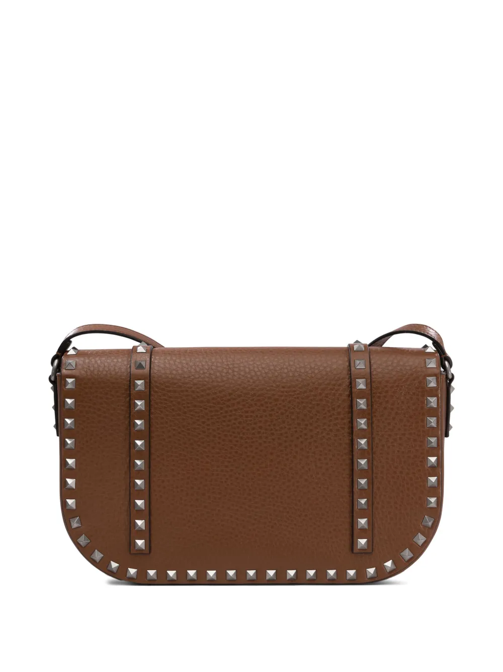 Valentino Garavani Rockstud messenger bag - Bruin