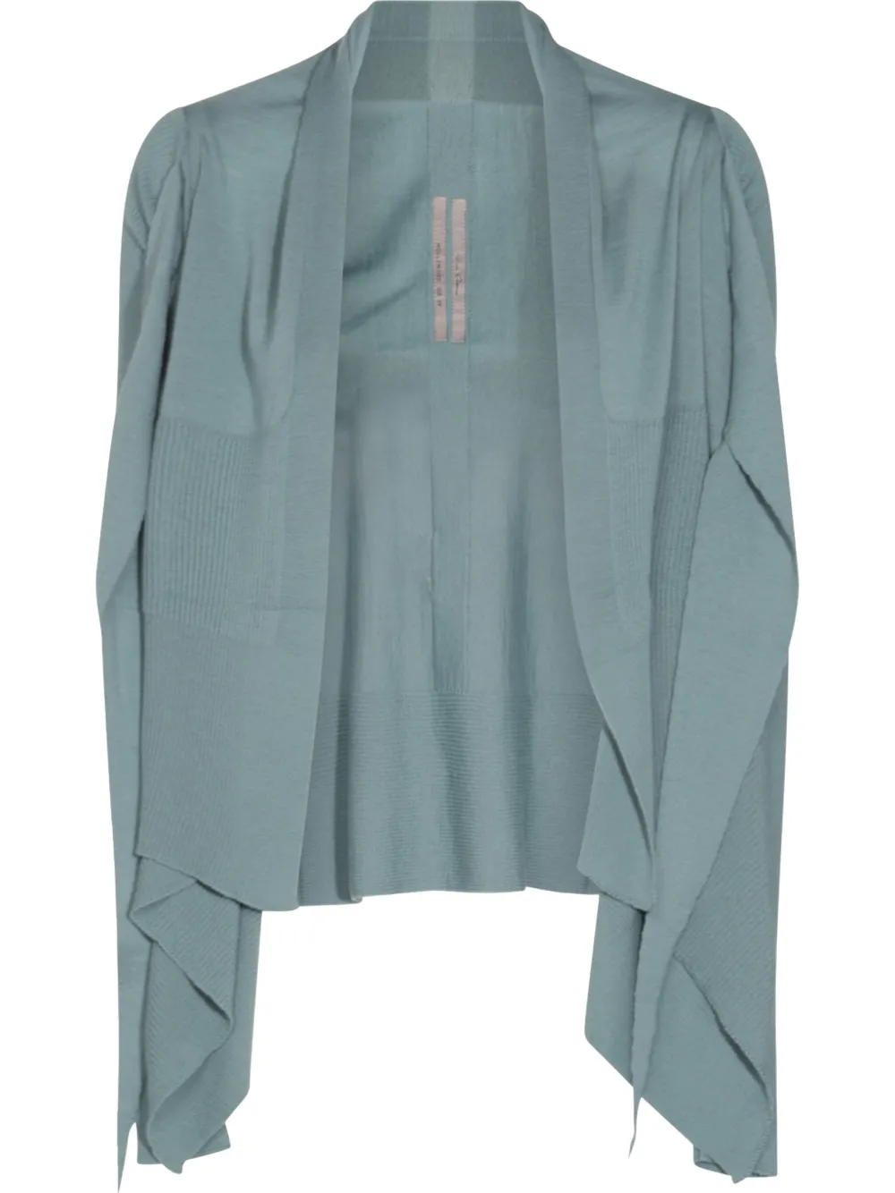 Rick Owens cardigan en laine vierge - Bleu