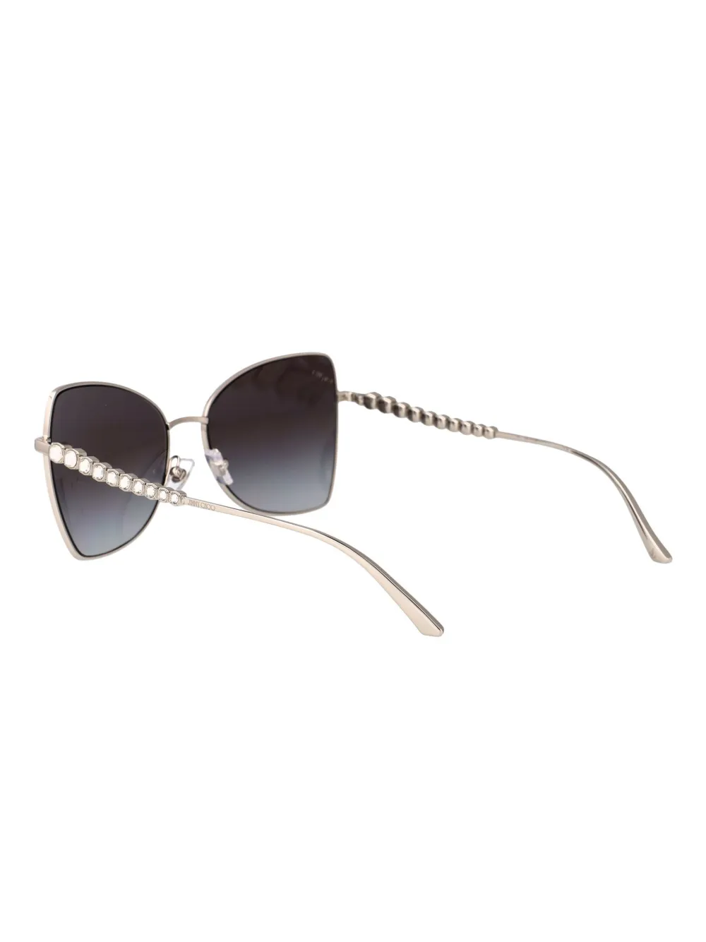 Jimmy Choo Eyewear Zonnebril met vlinder montuur Zilver