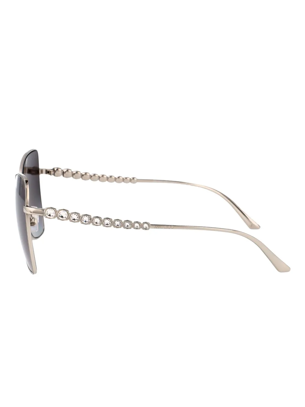 Jimmy Choo Eyewear Zonnebril met vlinder montuur Zilver