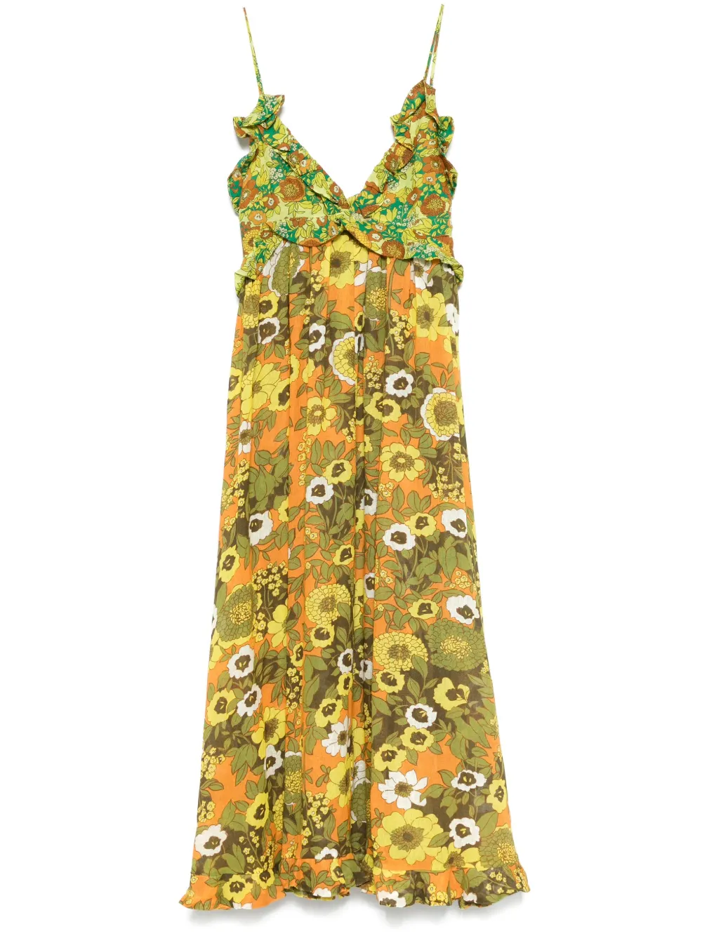 ALEMAIS vestido largo Jeff | naranja | Image 1