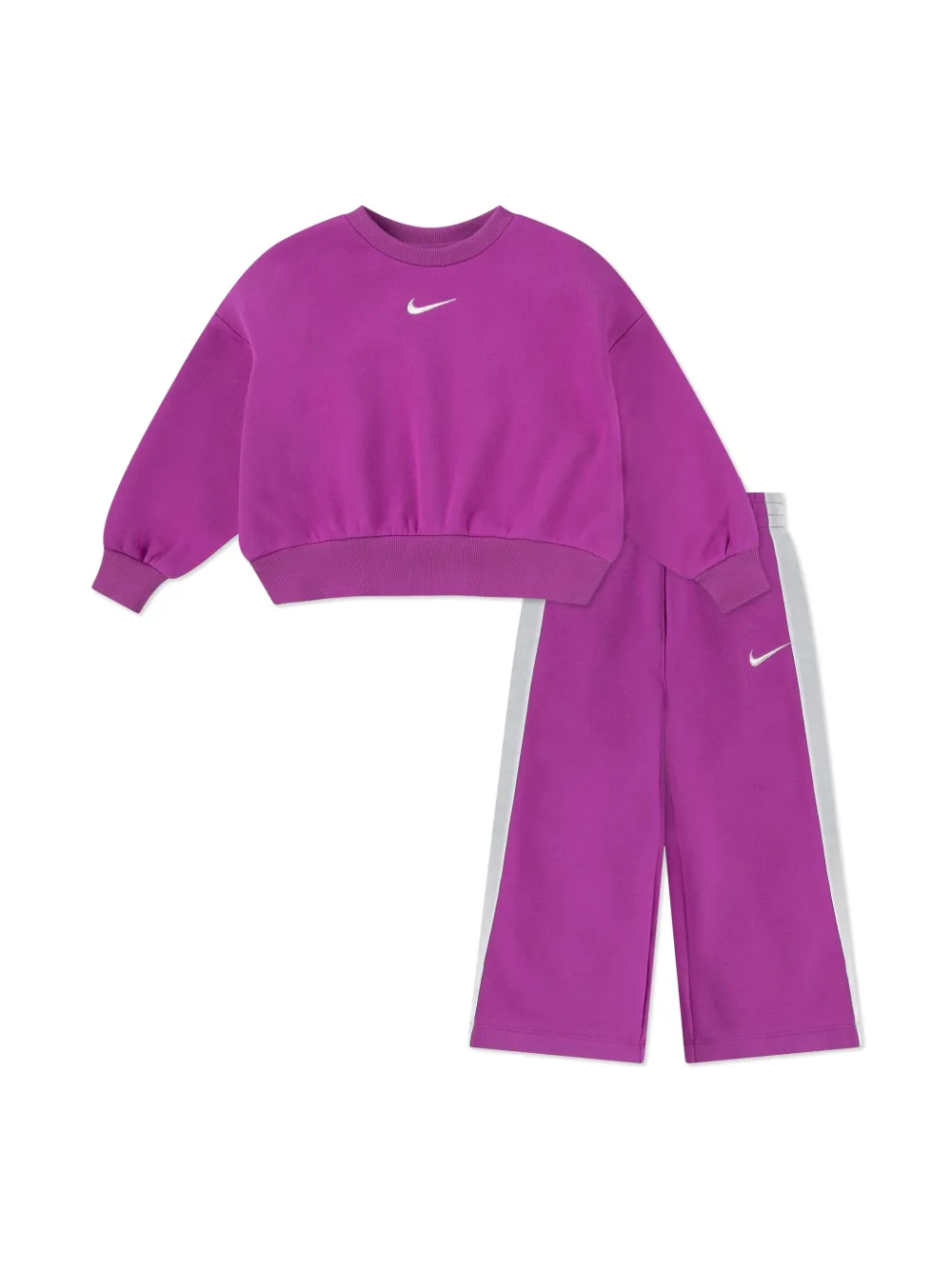 Nike Kids logo tracksuit set - Paars