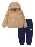 Nike Kids hooded tracksuit set - Neutrals