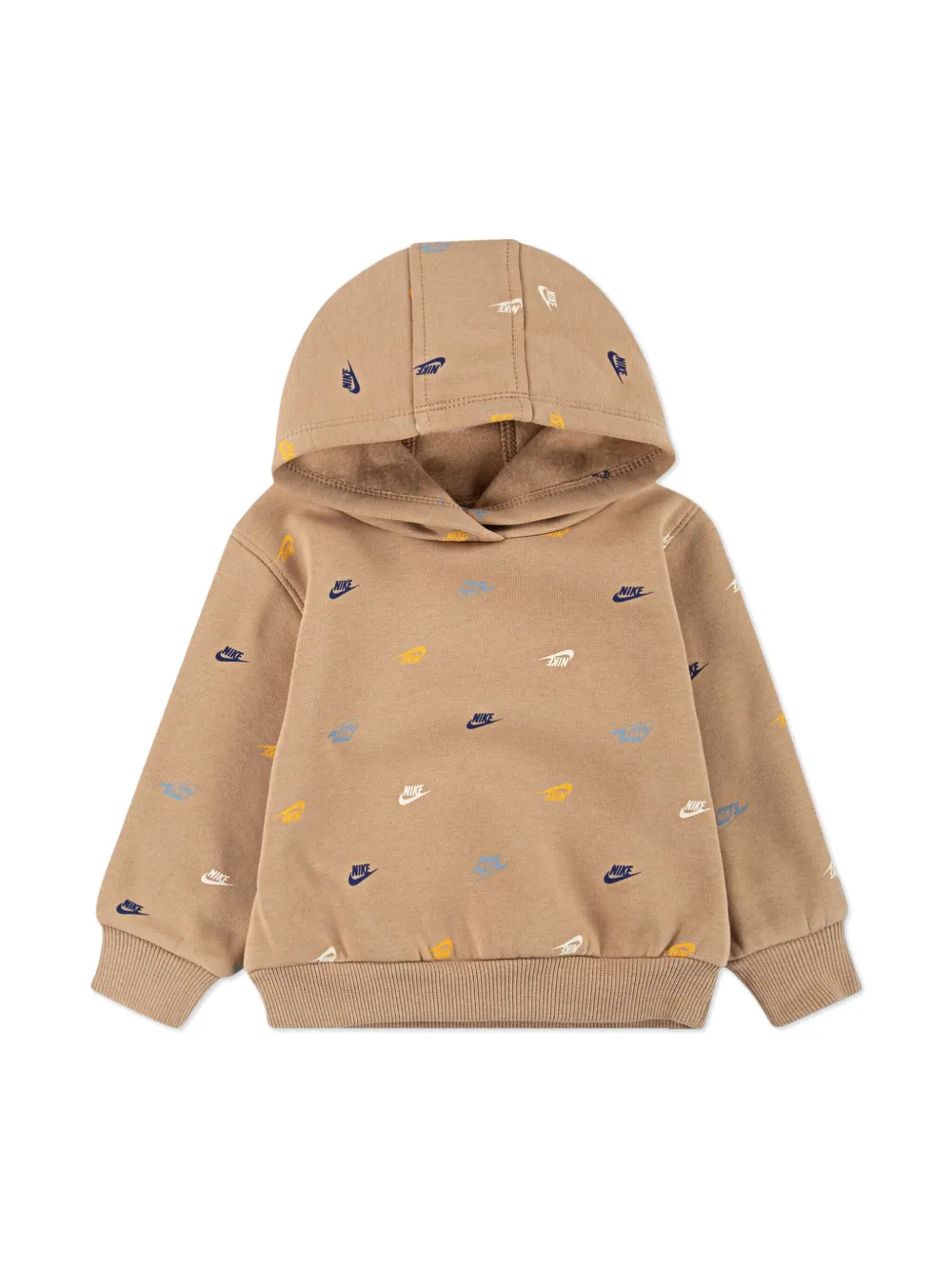 Nike Kids Trainingspak met logoprint Beige