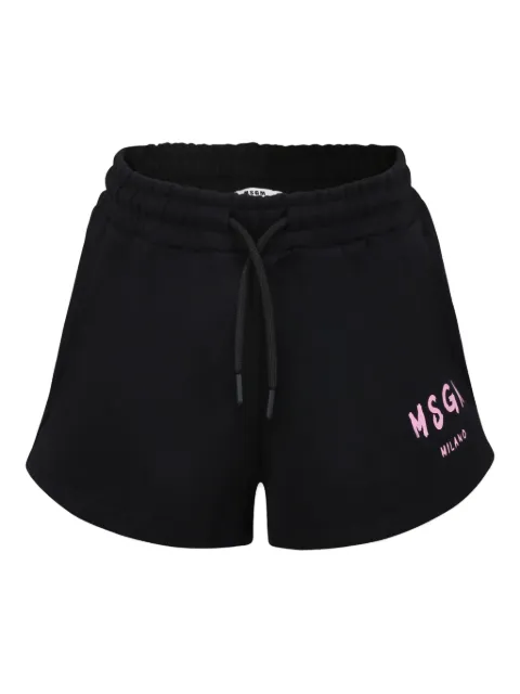 MSGM Kids Short com estampa de logo