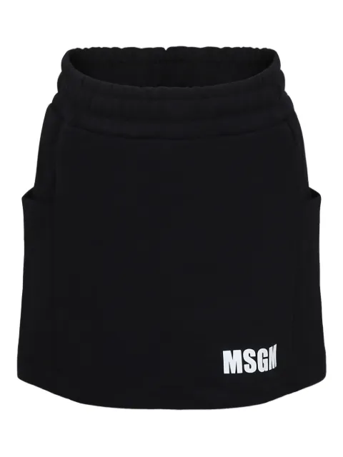 MSGM Kids Saia com estampa de logo