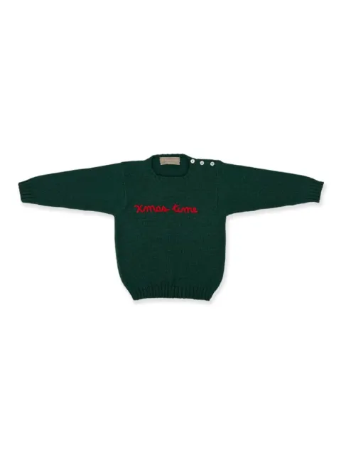 La Stupenderia slogan-embroidered sweater