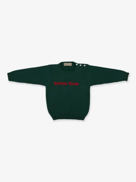 La Stupenderia slogan-embroidered sweater