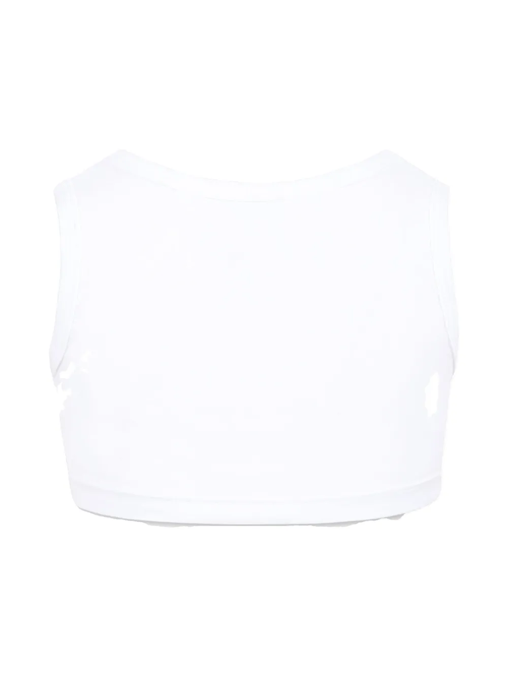 Msgm Logo-appliqué Top In White