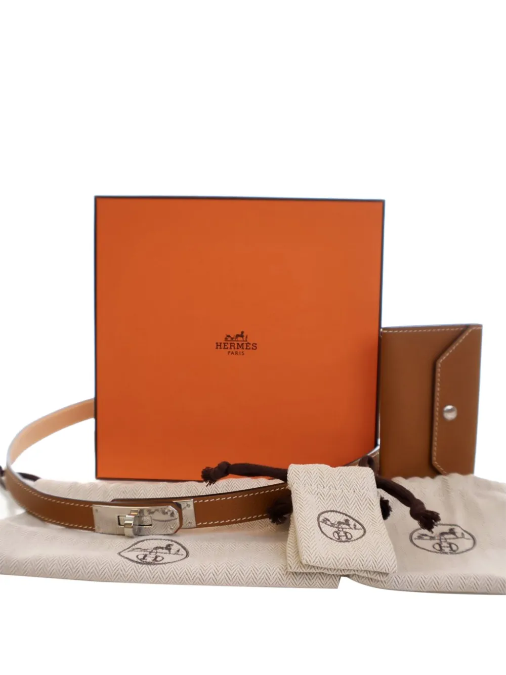 Hermès Pre-Owned 2022 Epsom Kelly Pocket 18 heuptas - Bruin