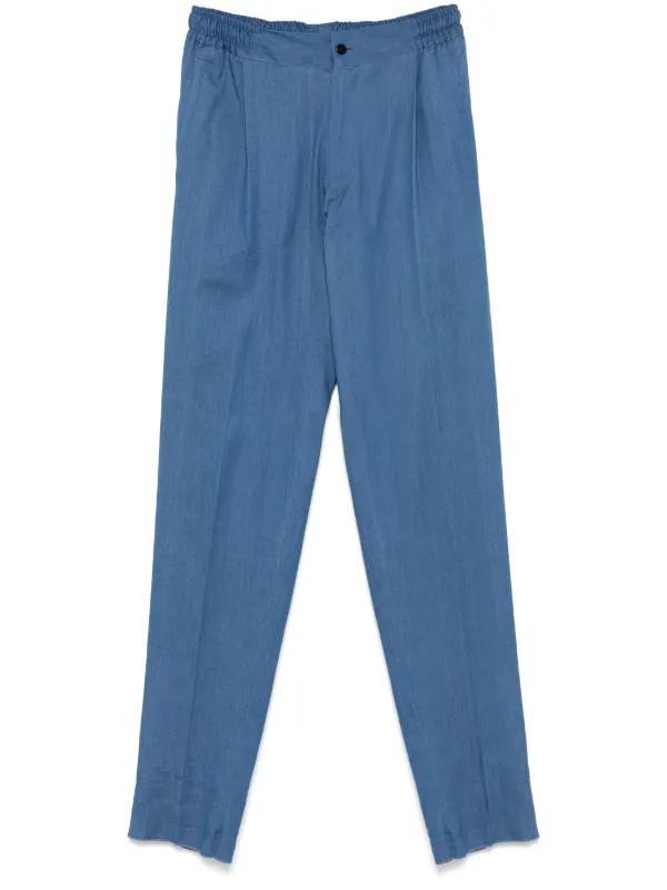 【送料&関税込】Kiton Straight Trousers White straight women's trousers 100% wool | Kiton