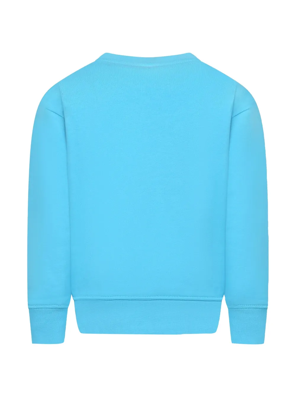 MSGM Kids logo-print sweatshirt - Blauw