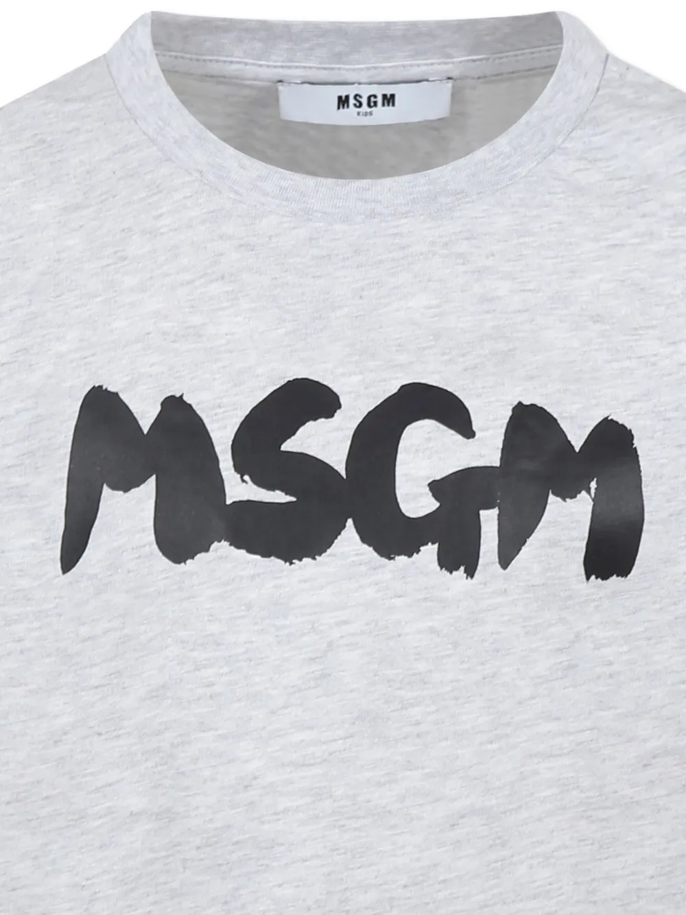 MSGM Kids T-shirt met logoprint Grijs