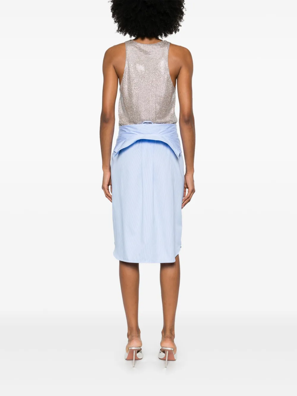 Giuseppe Di Morabito Mini-jurk verfraaid met stras Blauw